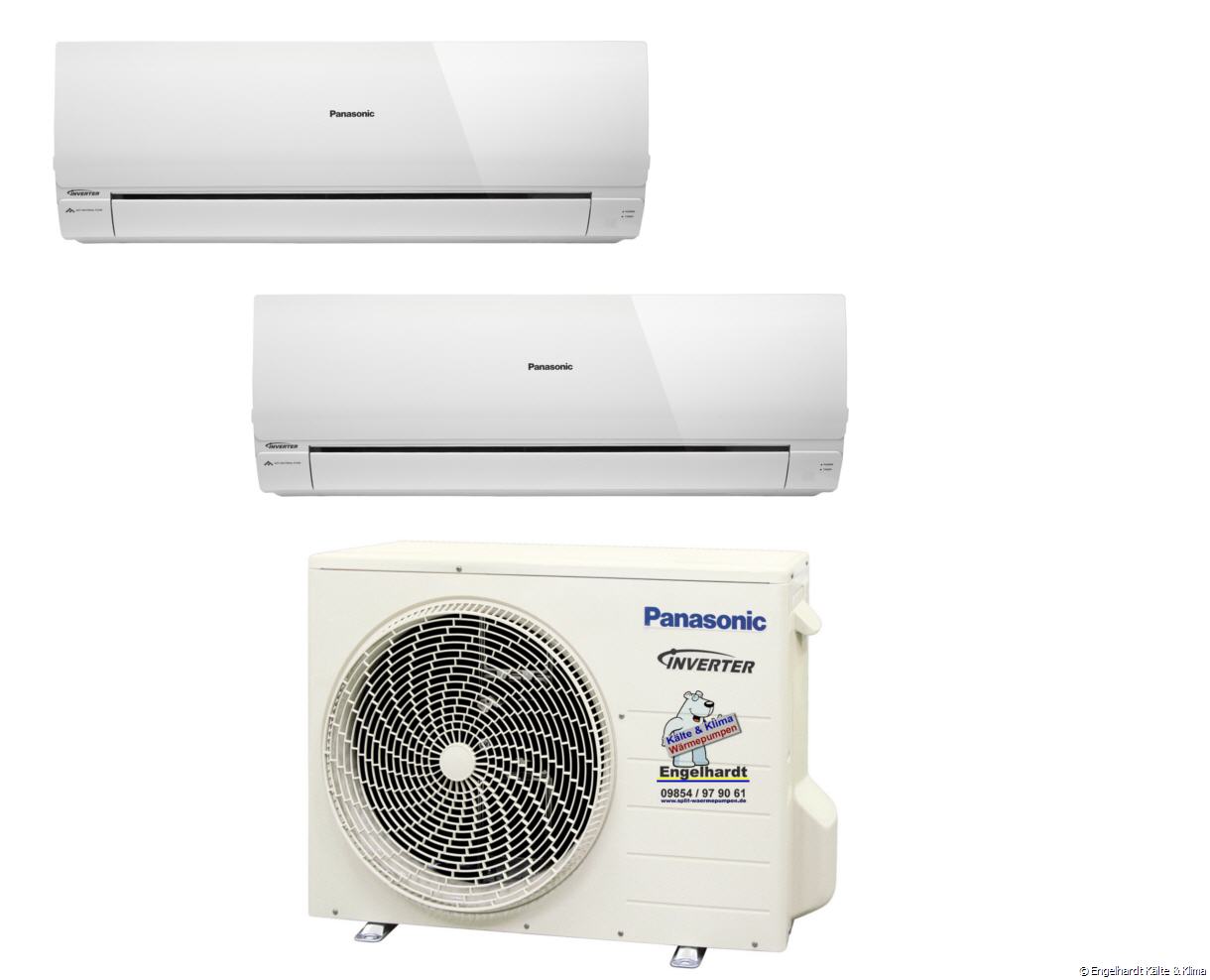 Panasonic RE+ Multi Inverter Klimaanlage mit 2 Innengeräten zum Kühlen und  Heizen :: von Engelhardt Kälte Klima GmbH