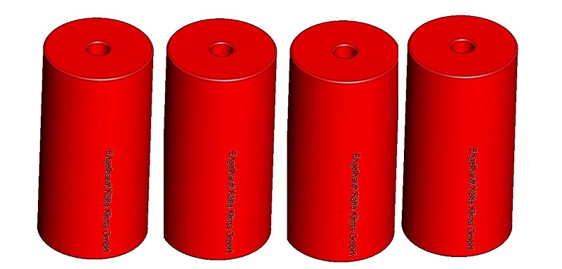 Distanzh&uuml;lsen f&uuml;r Wandkonsole Klima-Aussenger&auml;t