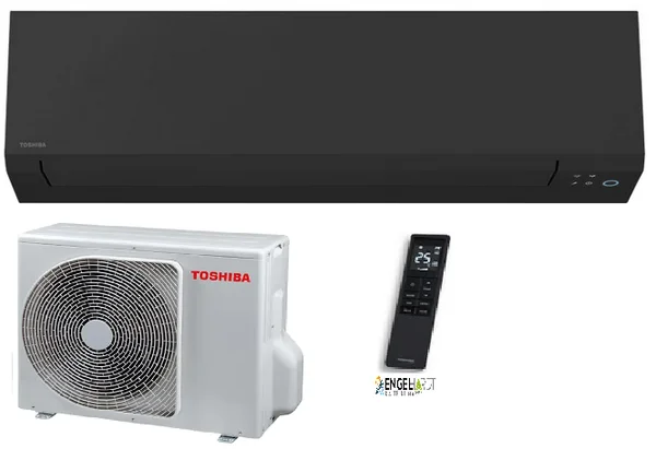 Shorai Edge Black Wandklimaanlage Set Toshiba KIT-B24G3KVSB-E